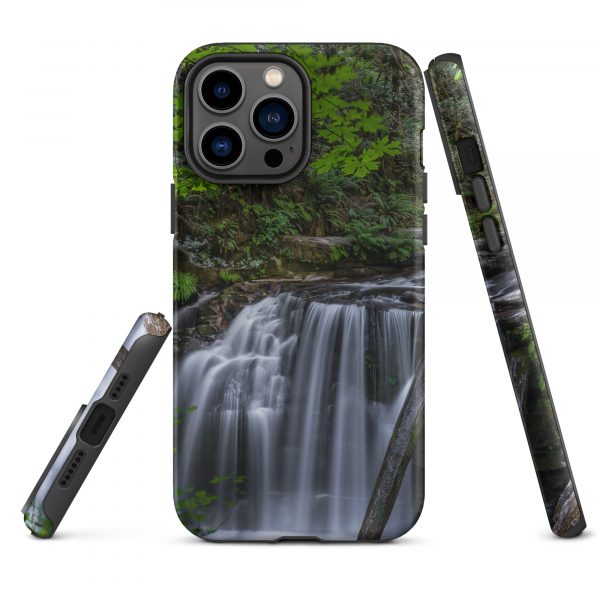 Coquille Falls, Oregon - Tough iPhone Case - Image 21