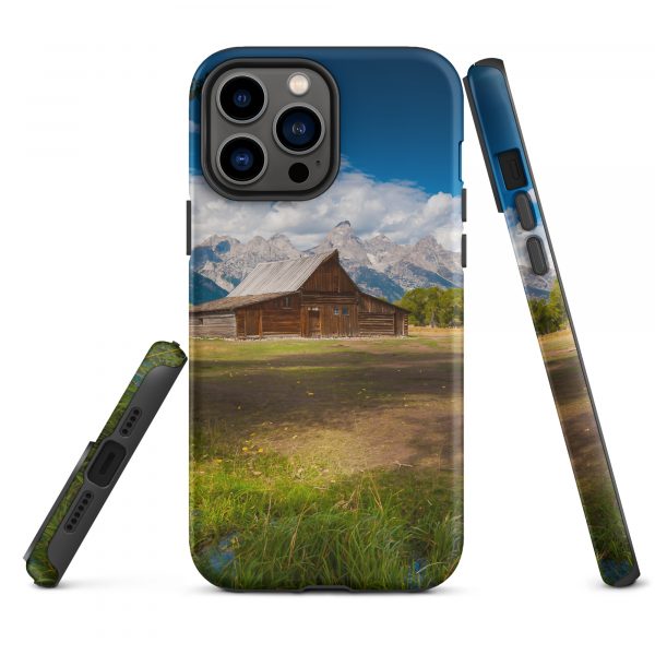 Moulton Barn, Grand Tetons, Wyoming - Tough iPhone Case - Image 21