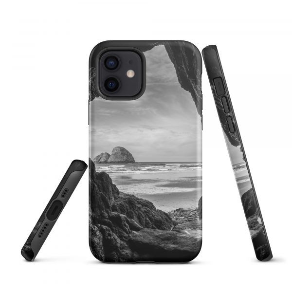 Ocean View Peaking Through Rocks - Tough iPhone Case - Image 10