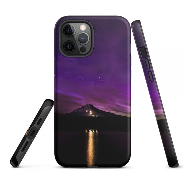 Northern Lights at Mt.Hood, Oregon - Tough iPhone Case - Image 14