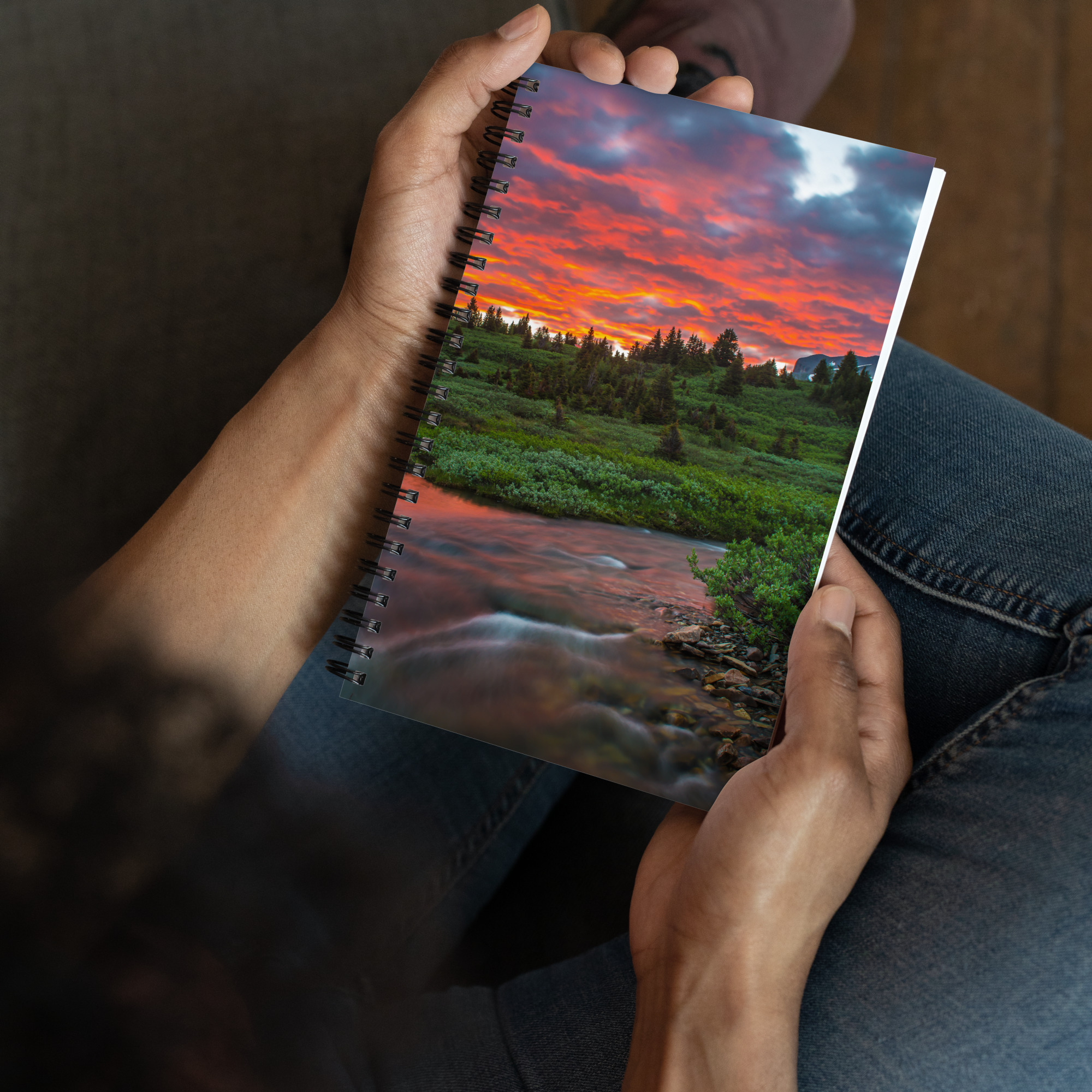 Sunrise at Mt. Assiniboine, British Columbia - Spiral notebook - Image 2